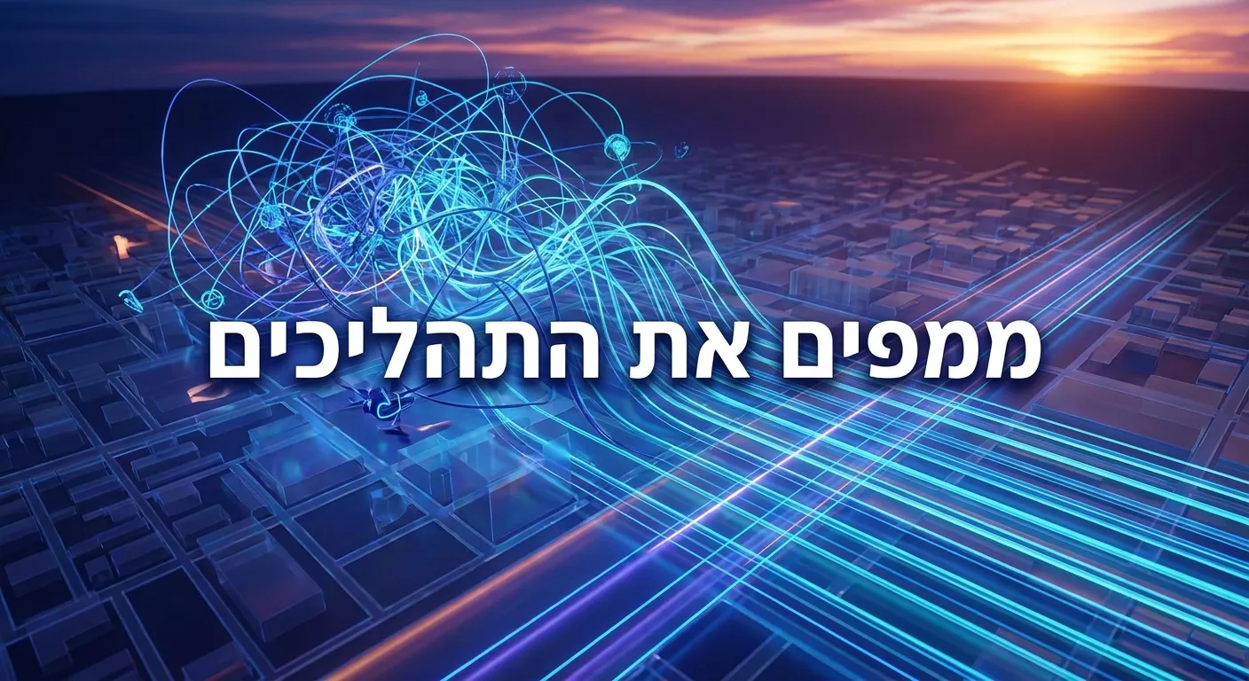 מיפוי תהליכים ארגוניים עם process mining