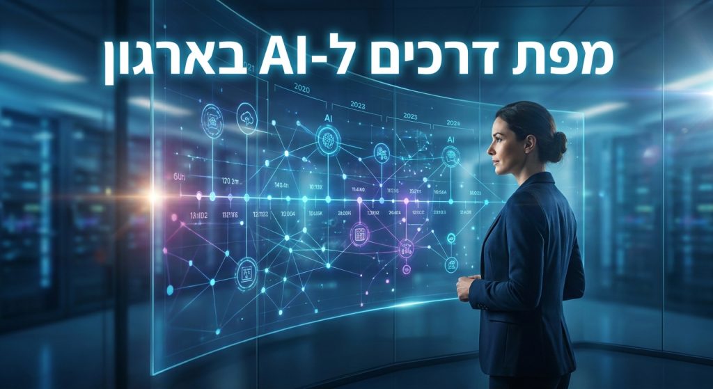 AI ל-CIO בארגון בישראל 2026: מפת דרכים תלת-שנתית, ממשל סוכני AI ואיחוד מערכות