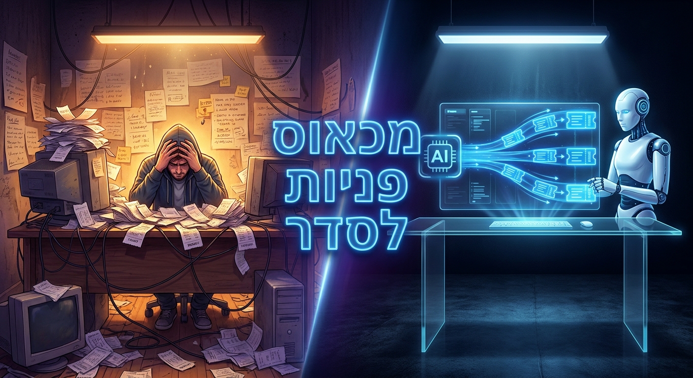 מעבר משירות לקוחות עמוס לסדר עם AI