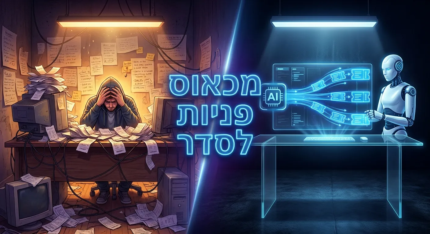 מעבר משירות לקוחות עמוס לסדר עם AI