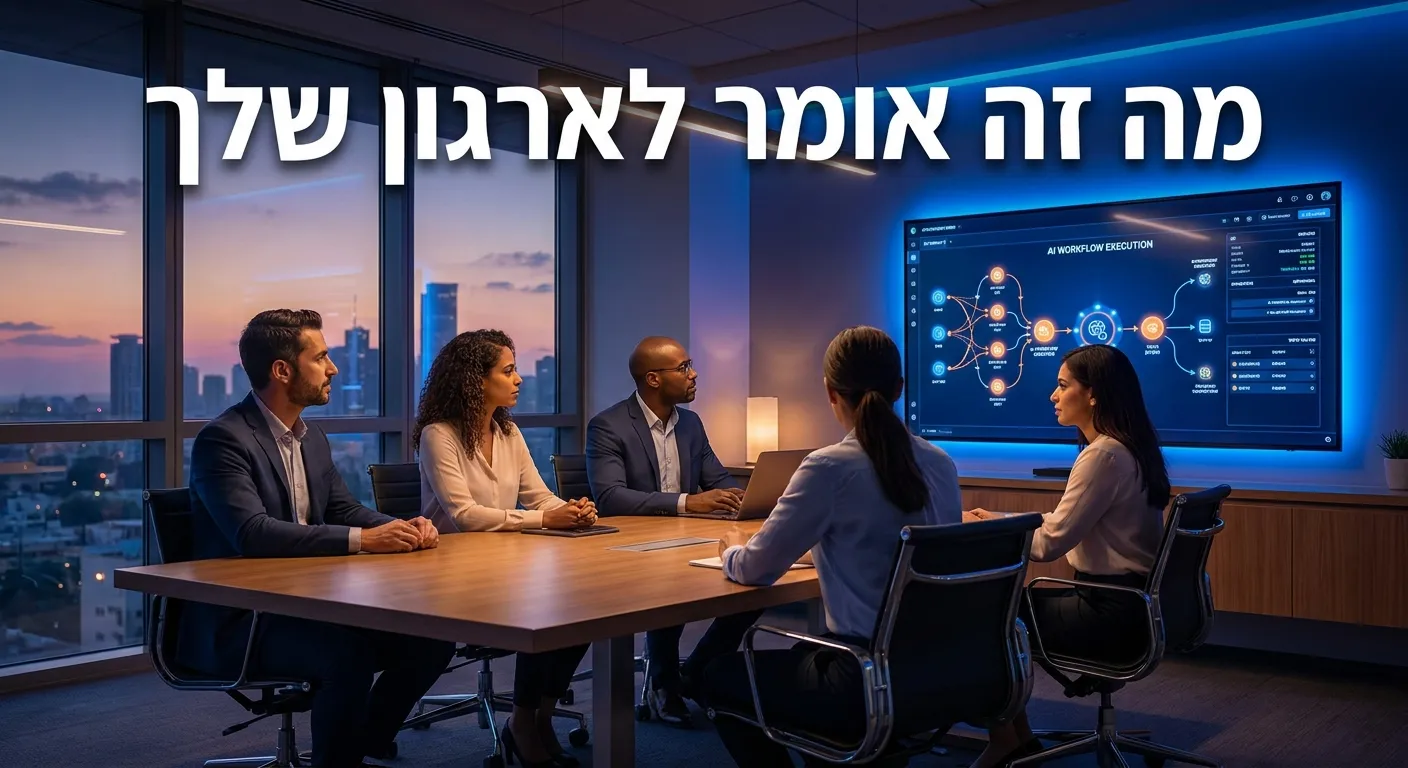 מה המשמעות של סוכני AI שמבצעים פעולות לארגונים בישראל
