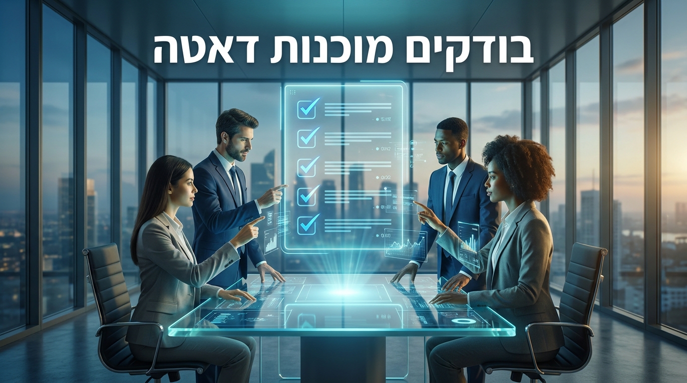 צוות בודק מוכנות הדאטה של הארגון להטמעת AI
