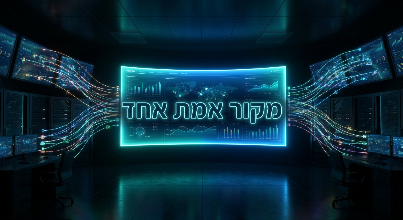 מקור אמת אחד מאוחד לכל נתוני הארגון