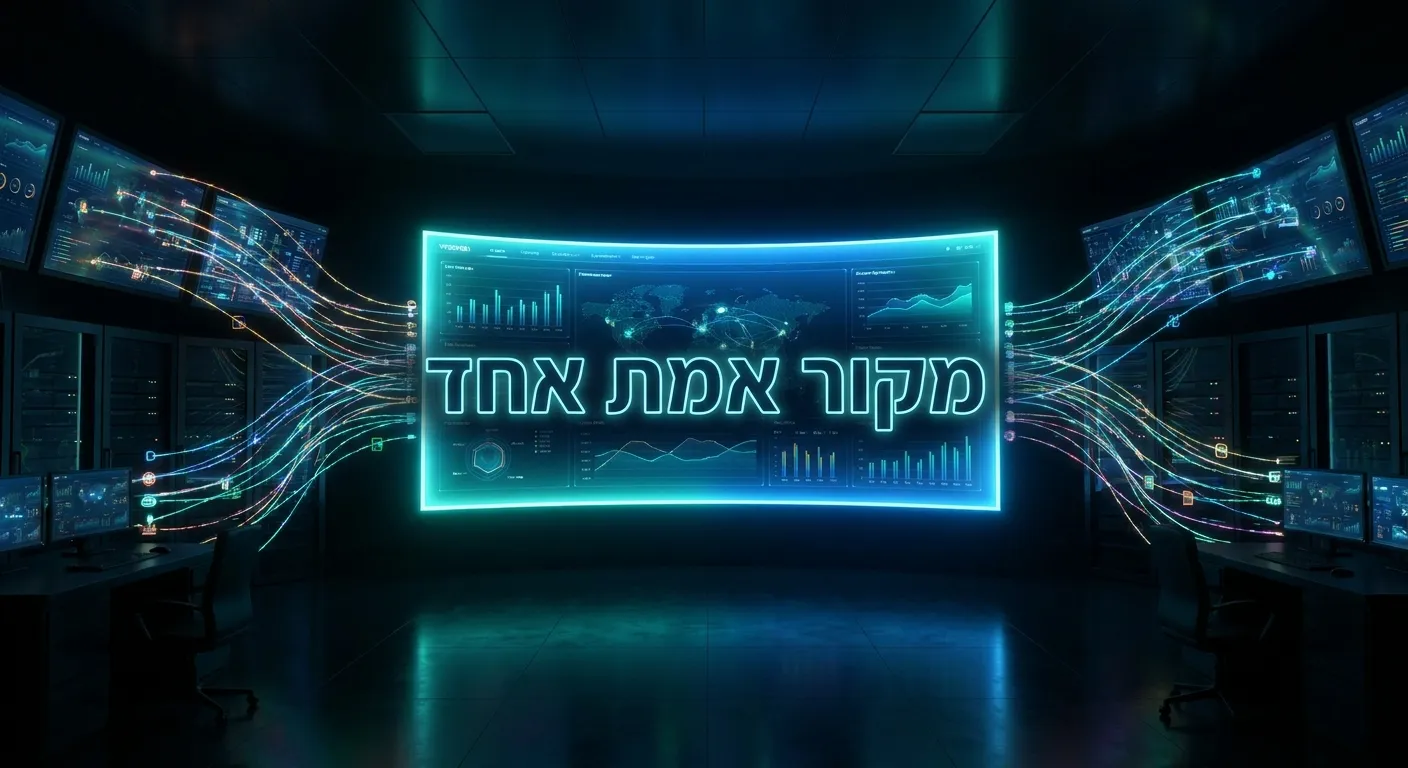 מקור אמת אחד מאוחד לכל נתוני הארגון