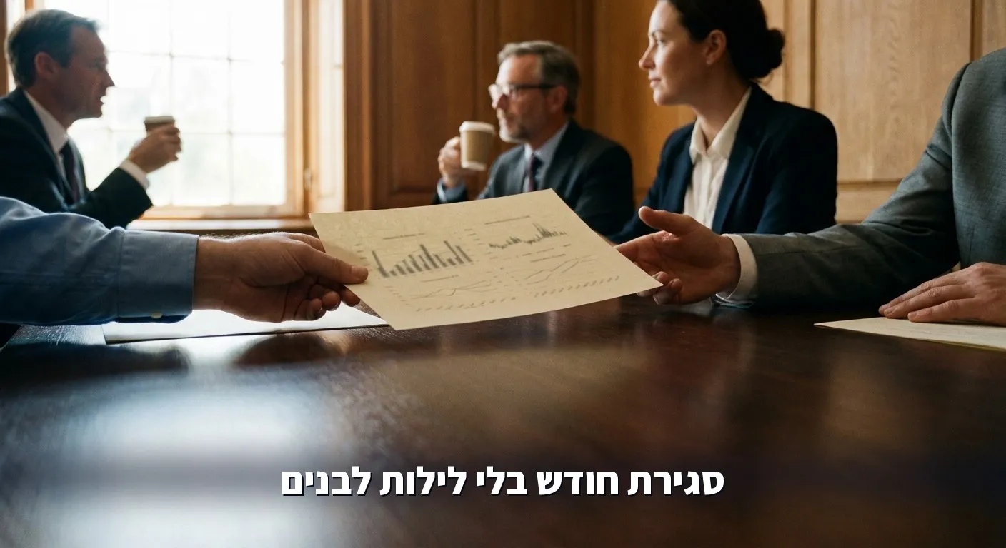 דוח הנהלה אחד במקום ארבעה קבצי אקסל, סגירת חודש עם AI