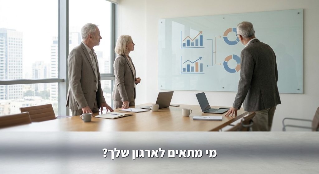 השוואת חברות הטמעת AI לארגון