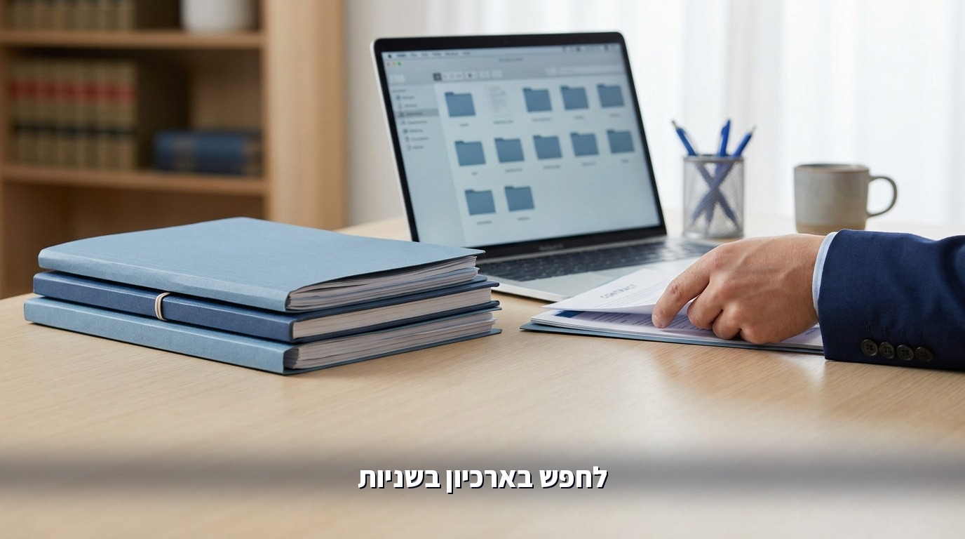 חיפוש חכם בארכיון תיקים במשרד עורכי דין בעזרת AI