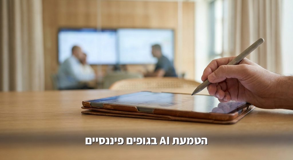 הטמעת AI בגופים פיננסיים בישראל
