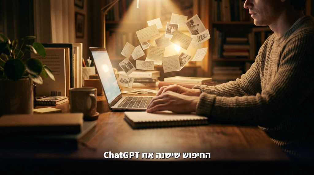חיפוש מאוחד ב-ChatGPT מאתר כל שיחה, תמונה ומסמך במקום אחד