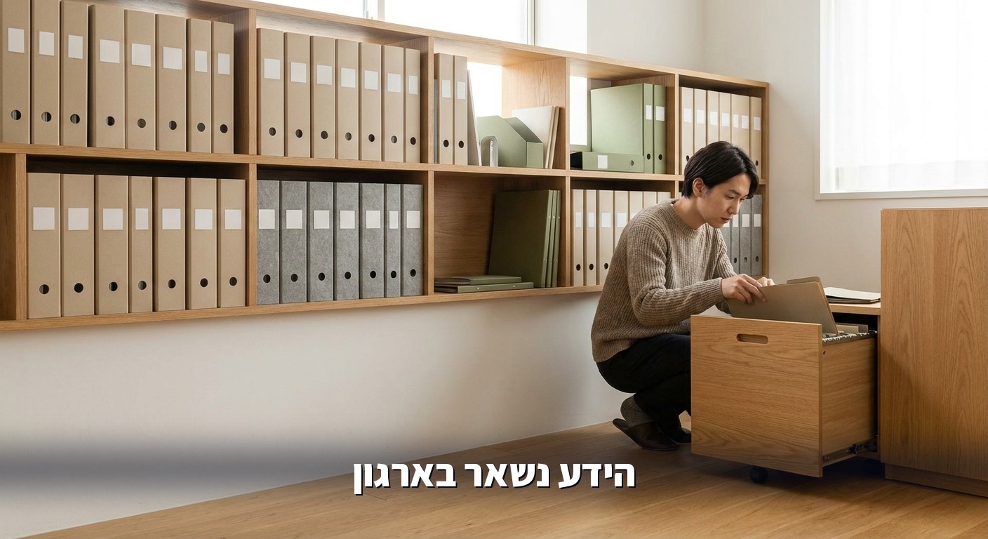ארכיון נהלים ומסמכים במשרד המייצג ניהול ידע פנימי