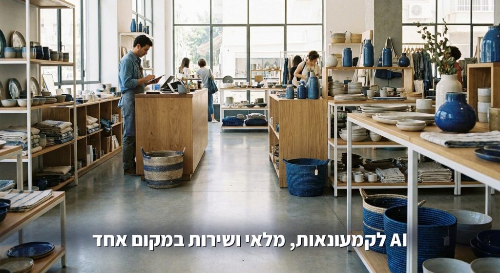 AI לרשתות קמעונאות ולמסחר בישראל 2026: ניהול מלאי, שירות לקוחות וחיזוי ביקוש