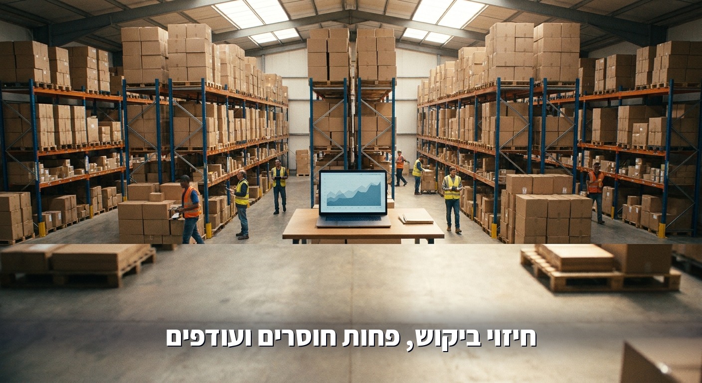 חיזוי ביקוש וניהול מלאי עם AI