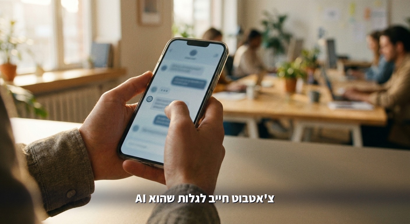 צ'אטבוט מגלה שהוא AI ללקוח