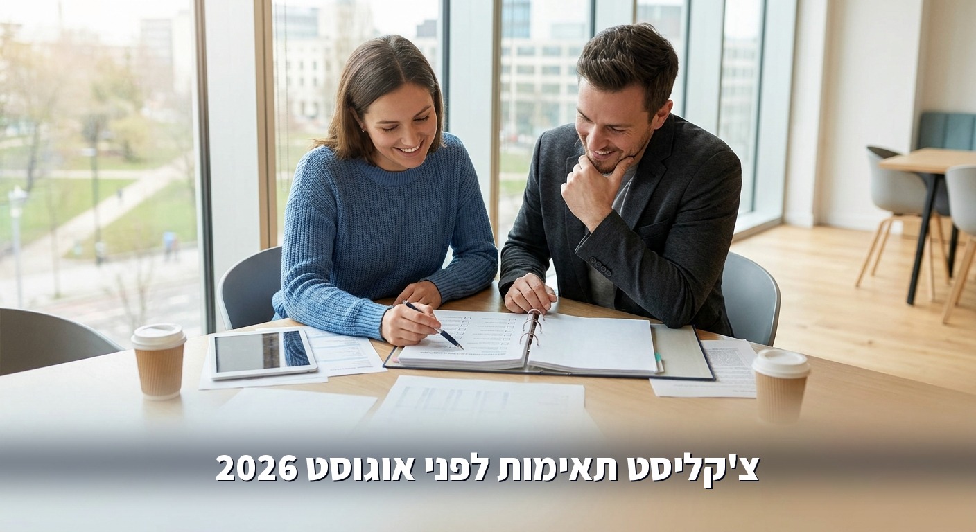 צ'קליסט תאימות לחוק ה-AI לפני אוגוסט