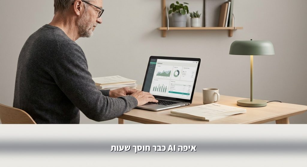 אוטומציה לרואי חשבון ומשרדי רו״ח בישראל 2026: איפה AI כבר חוסך שעות