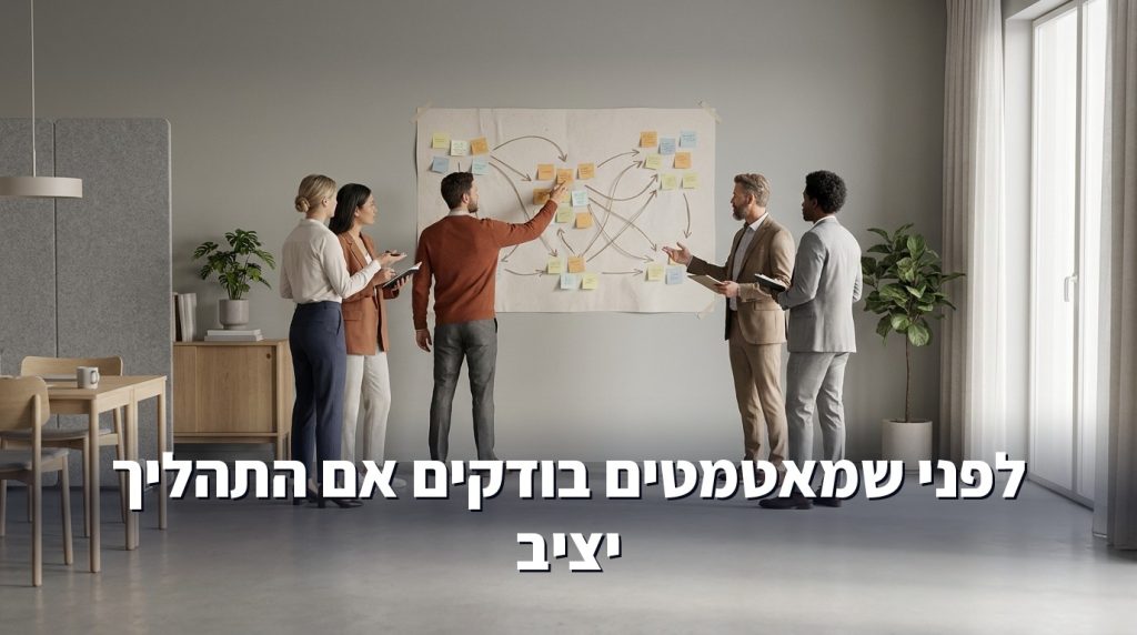 מתי לא כדאי לעשות אוטומציה בעסק ובארגון? 5 מצבים שבהם אוטומציה מזיקה (2026)