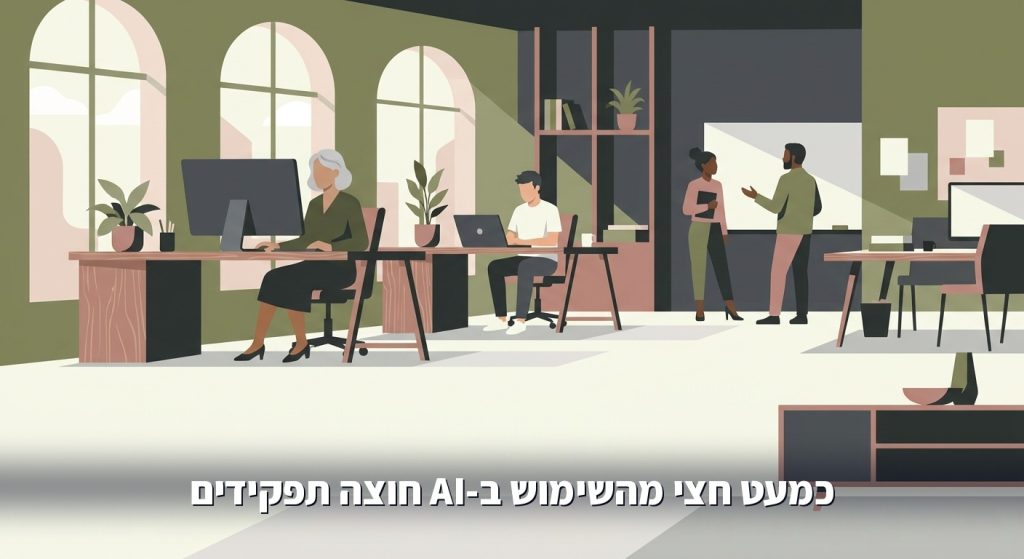 OpenAI חשפה: כמעט חצי מהשימוש ב-AI בעבודה חורג מהתפקיד שלכם (יולי 2026)