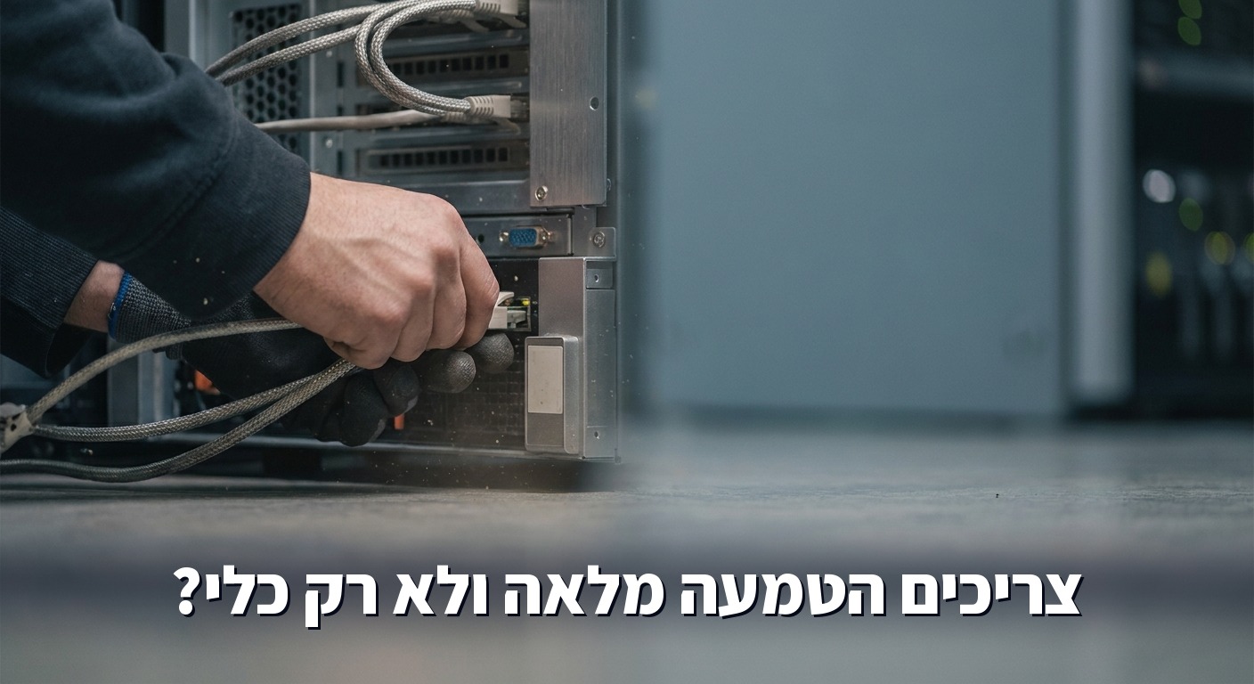 מהנדס מגדיר שרתים בענן פרטי לשליטה על הנתונים