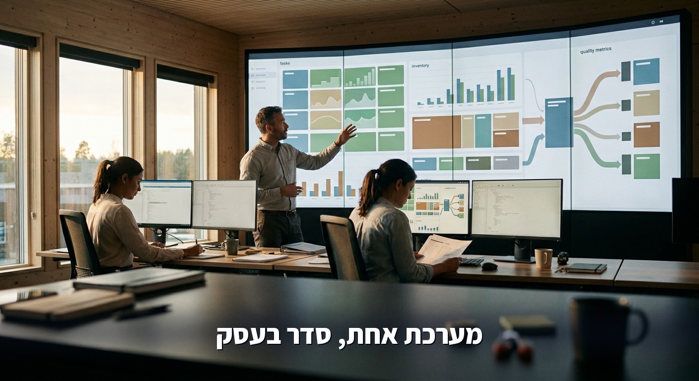 מסך בקרה תפעולי אחד מאוחד