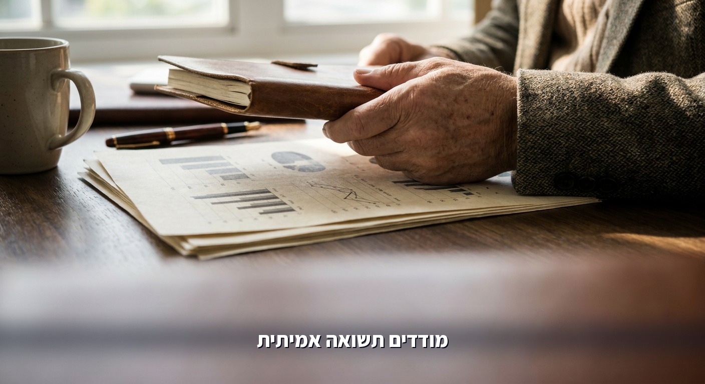 מנהל בכיר בוחן דוחות ביצועים ותשואה