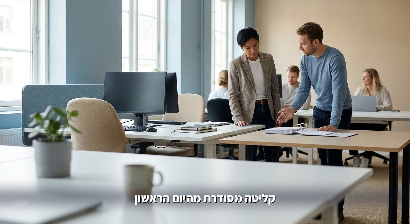 קליטת עובדים מסודרת עם AI
