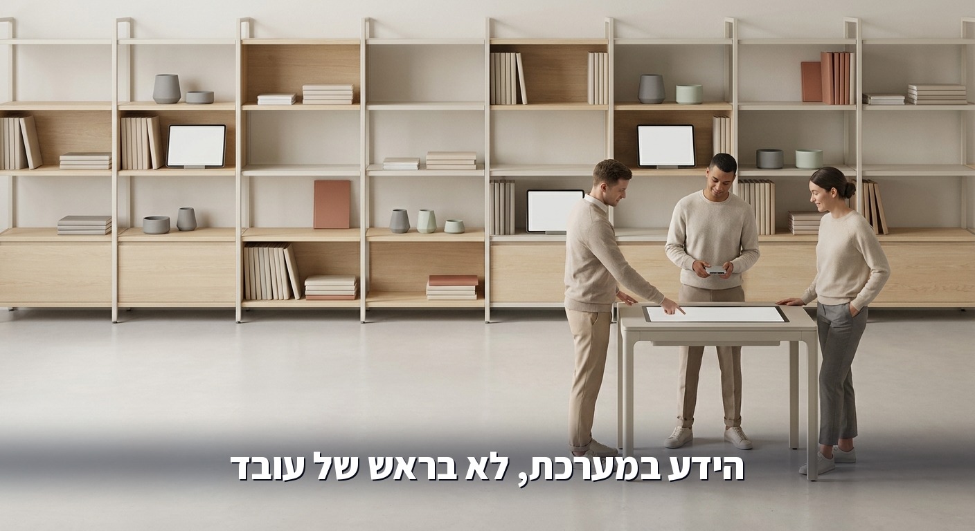 ניהול ידע ארגוני עם AI