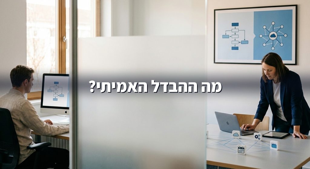 השוואה בין צאטבוט לסוכן AI