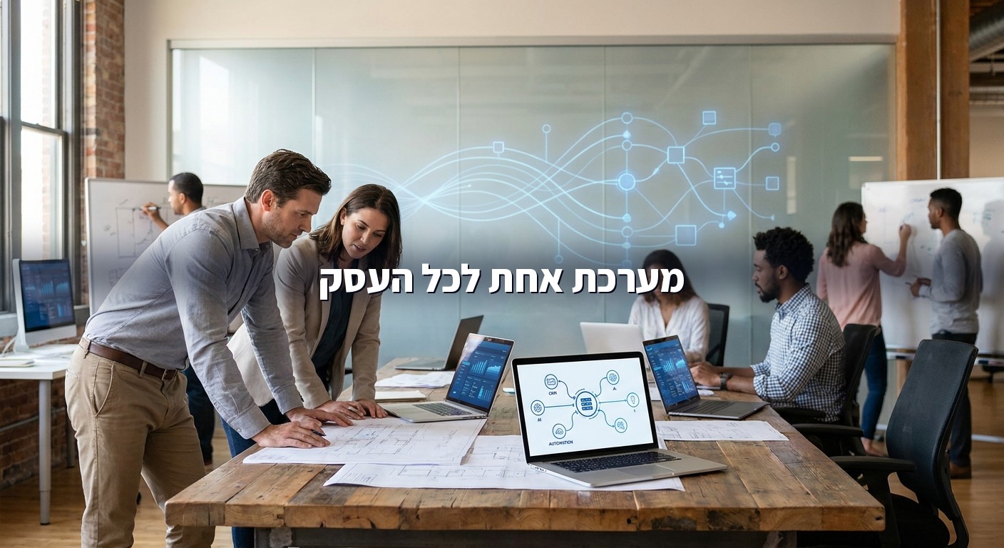 מערכות CRM אוטומציה ו-AI מאוחדות למערכת אחת