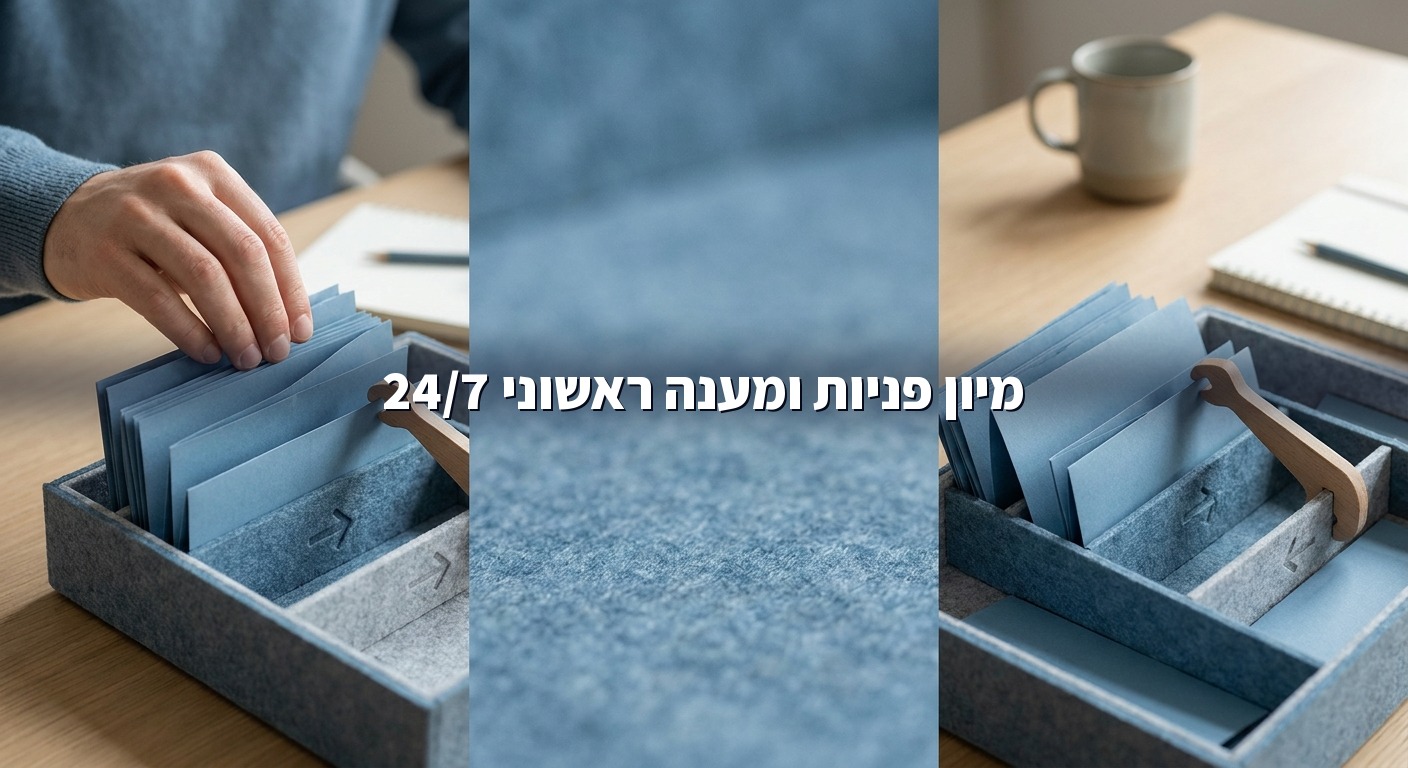 מיון פניות אוטומטי בשירות לקוחות