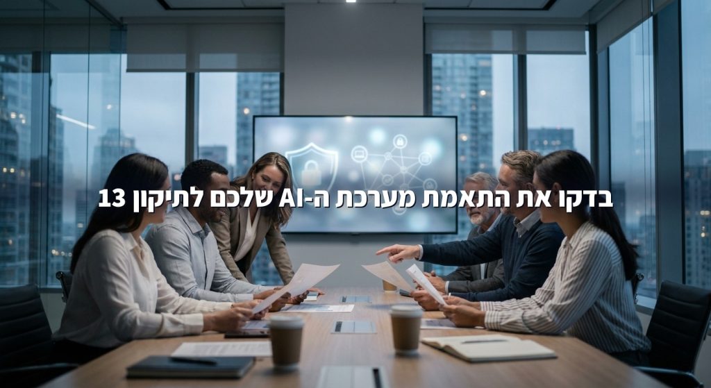 מי מטמיע AI תואם תיקון 13 בישראל 2026? השוואת חברות למקבל ההחלטות