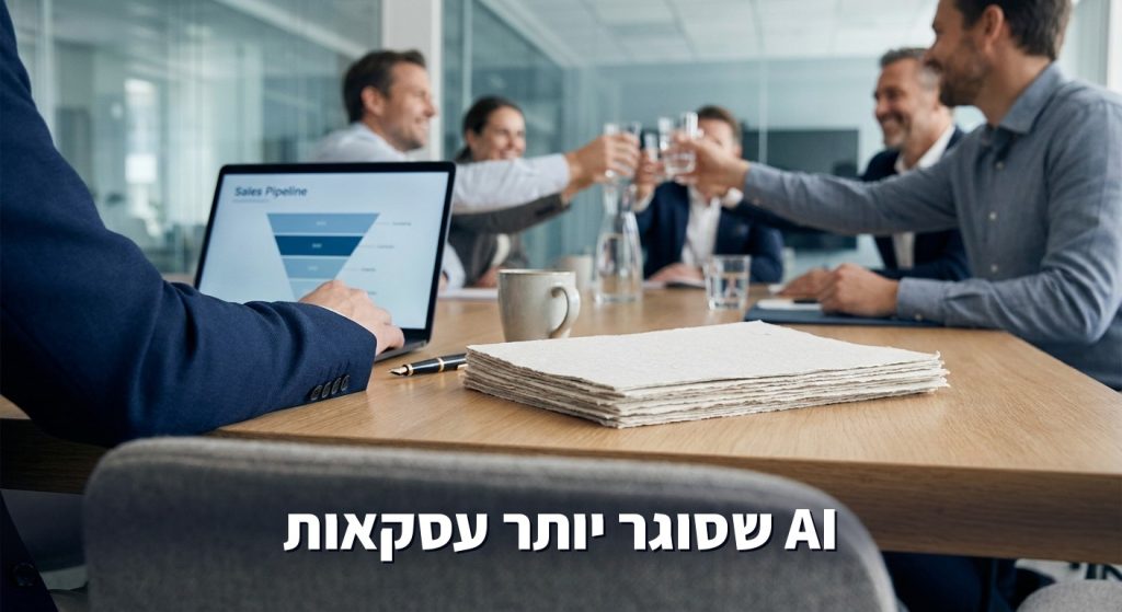 AI למחלקת מכירות בעסק ובארגון 2026: מ-lead ועד סגירת עסקה
