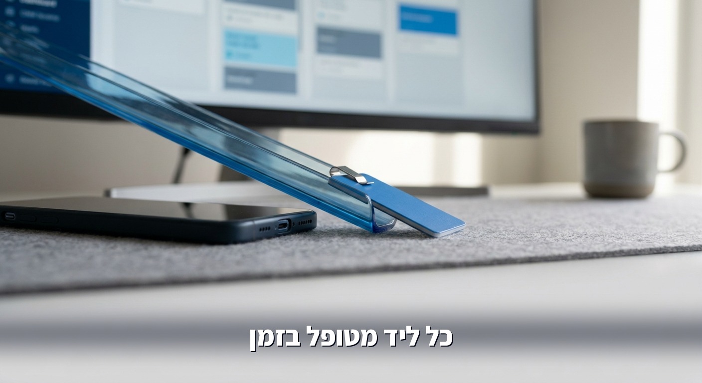 ליד נכנס אוטומטית למערכת ה-CRM