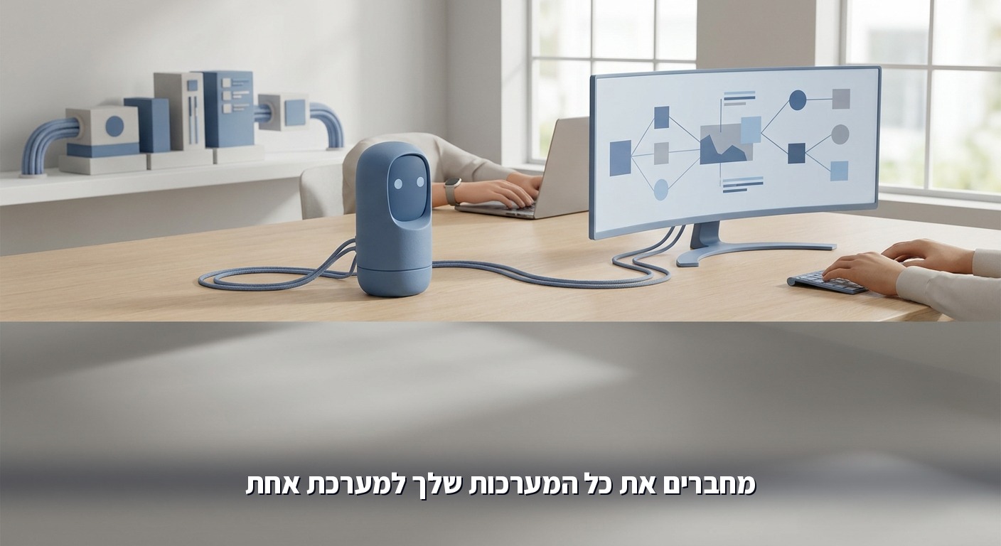 סוכן AI מותאם מחובר למערכות הארגון