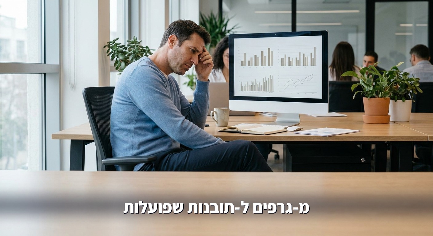 אנליסט מול גרפים סטטיים במסך