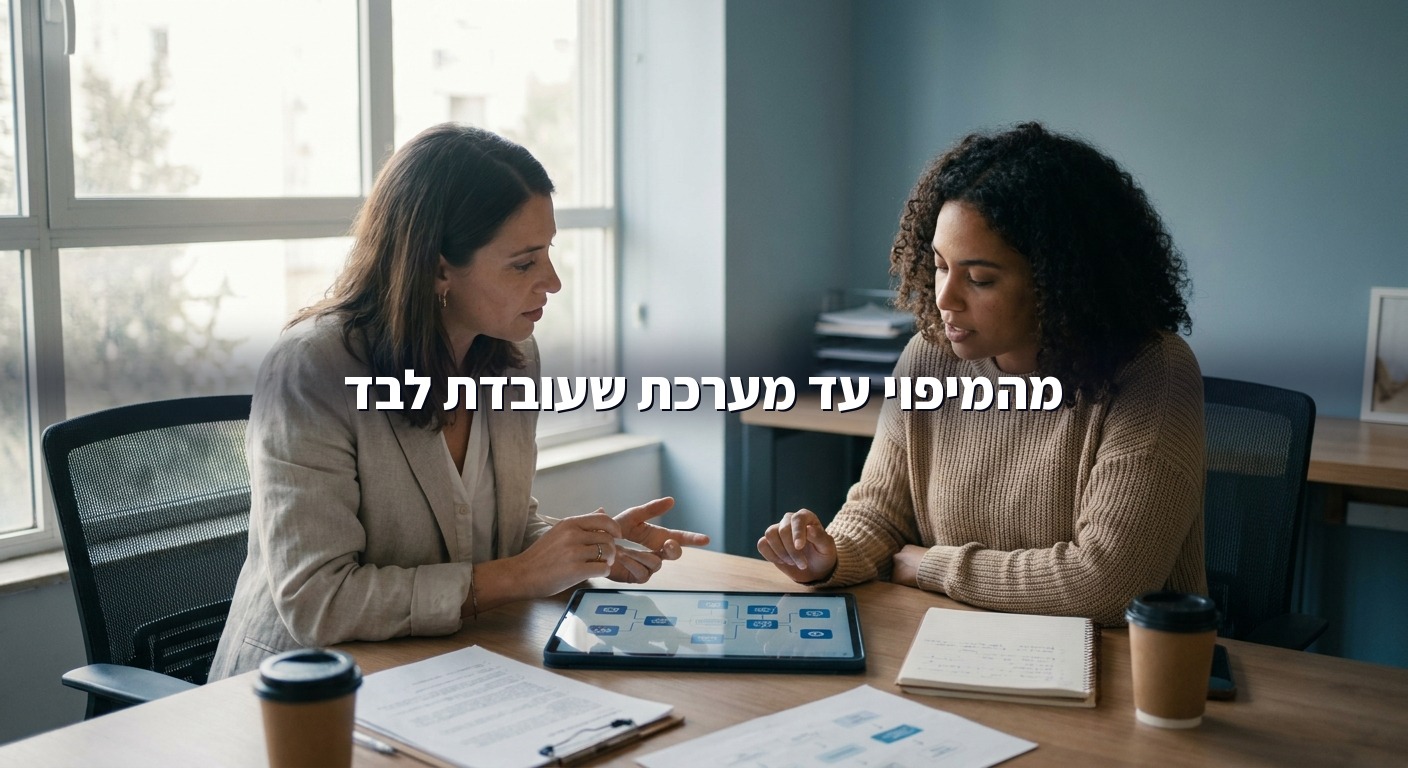 ליווי הטמעת AI מהמיפוי ועד מערכת עובדת