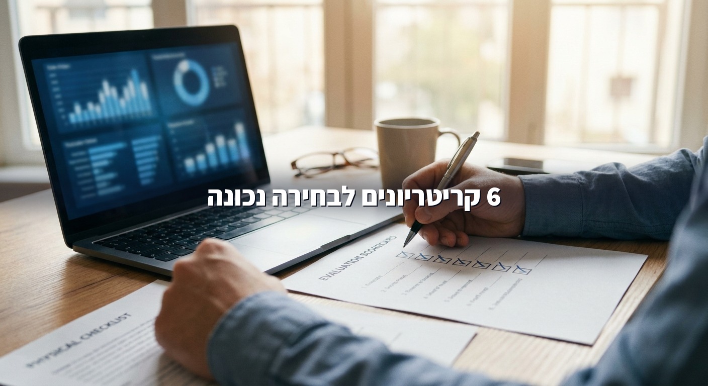 שישה קריטריונים לבחירת חברת הטמעת AI