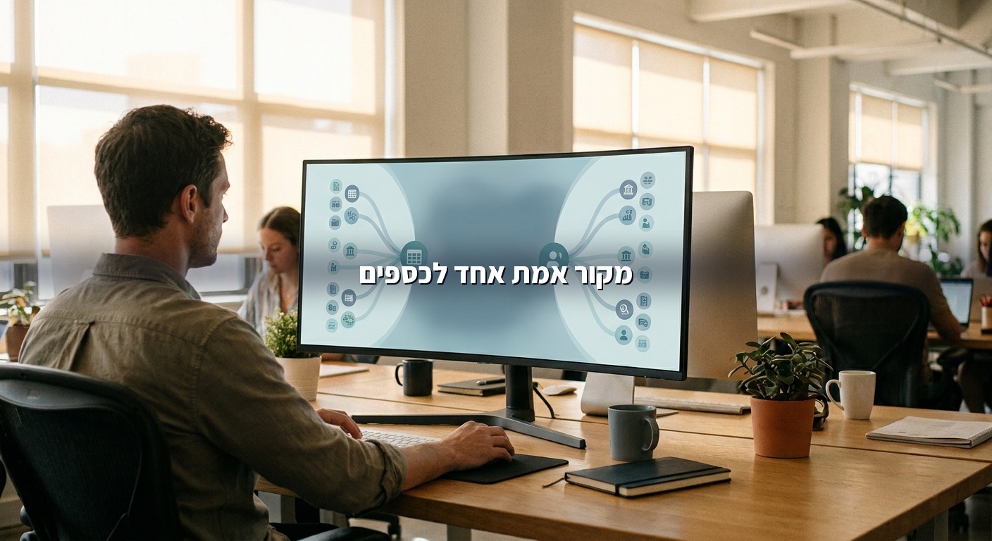 איחוד נתונים פיננסיים ממערכות שונות למקום אחד