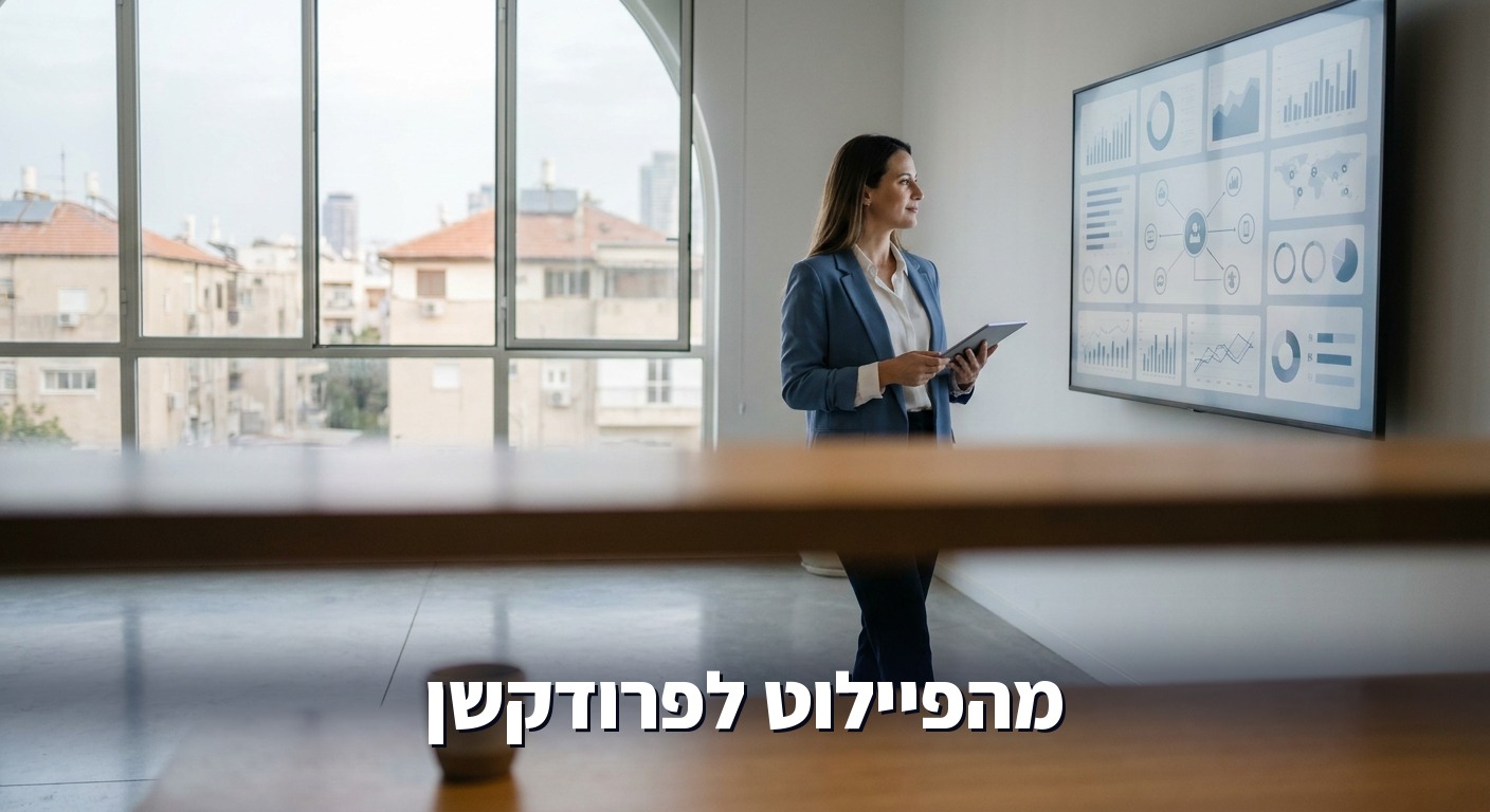 מערכת AI שעובדת לבד אחרי הטמעה מלאה בעסק
