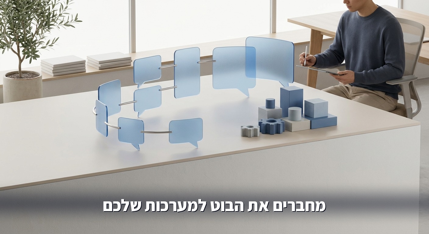 שיחת וואטסאפ AI שמתחברת למערכות העסק