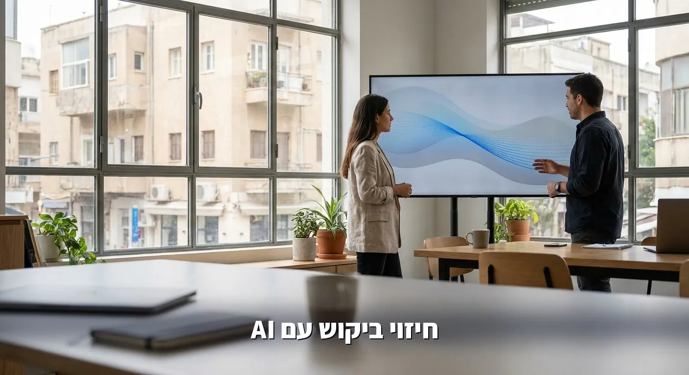 המחשה של נתוני מכירות שהופכים לחיזוי ביקוש