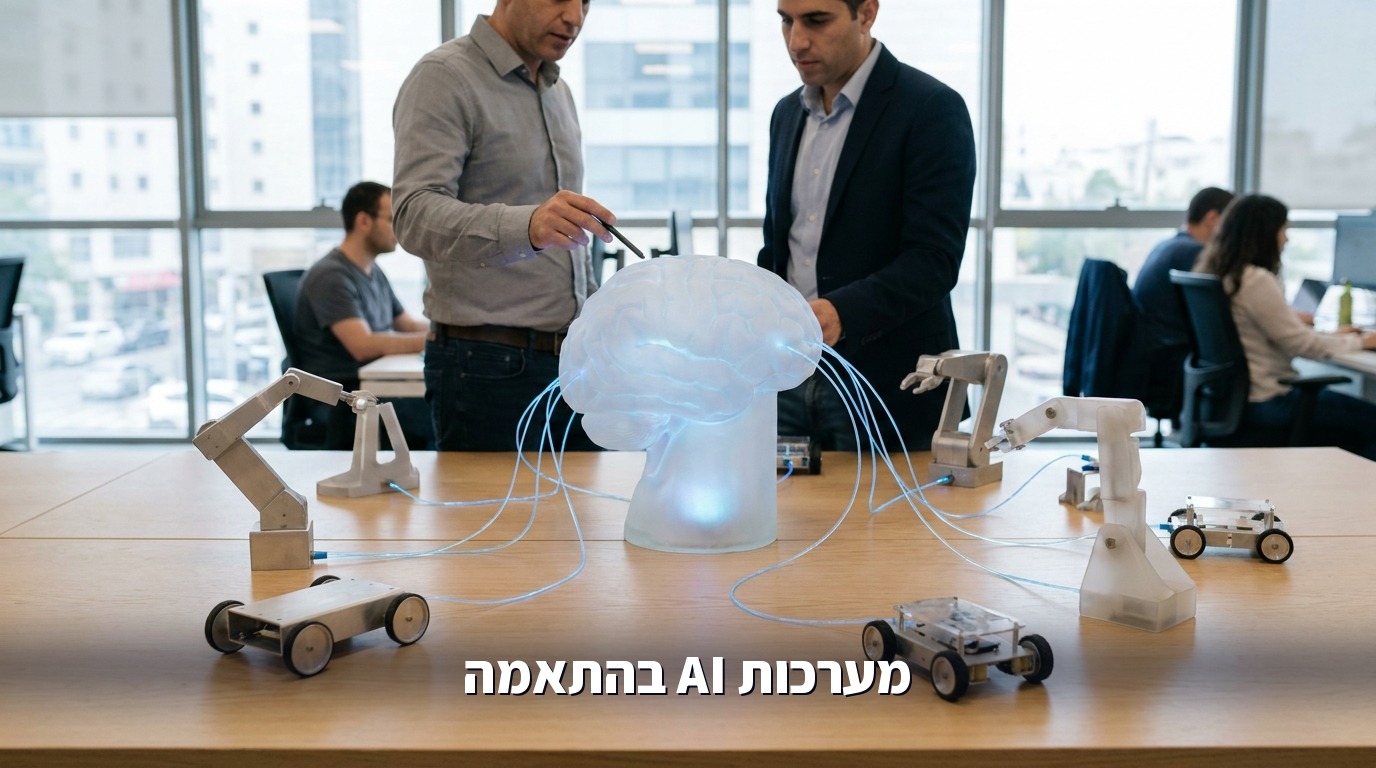 מודל יסוד אחד שמחובר לרובוטים שונים