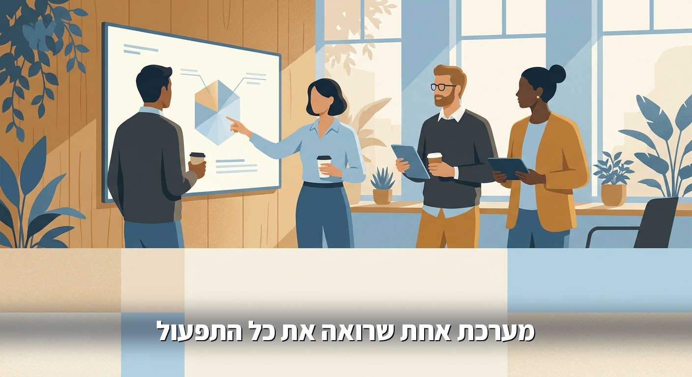 צוות תפעול בוחן דשבורד אחד מאוחד