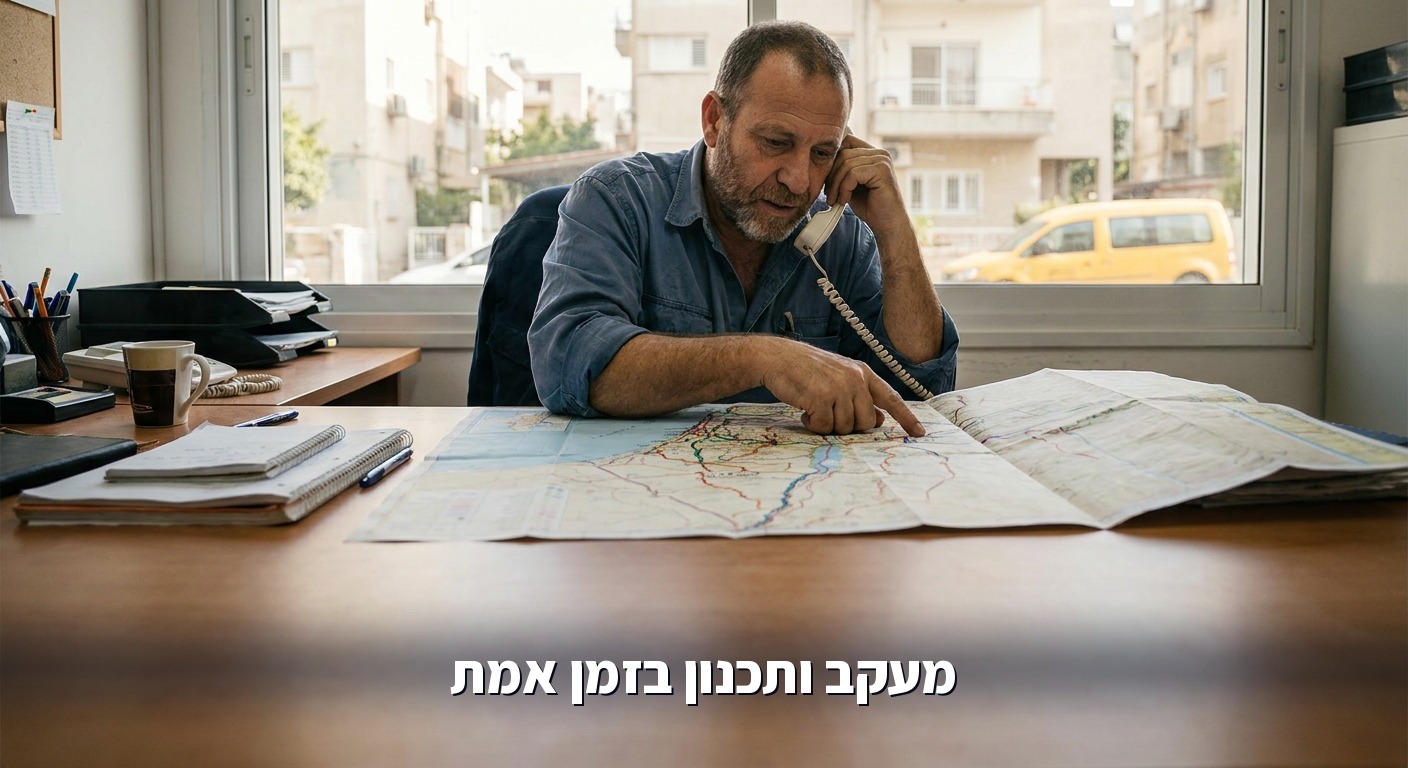 מוקדן חלוקה מתכנן מסלולי הפצה