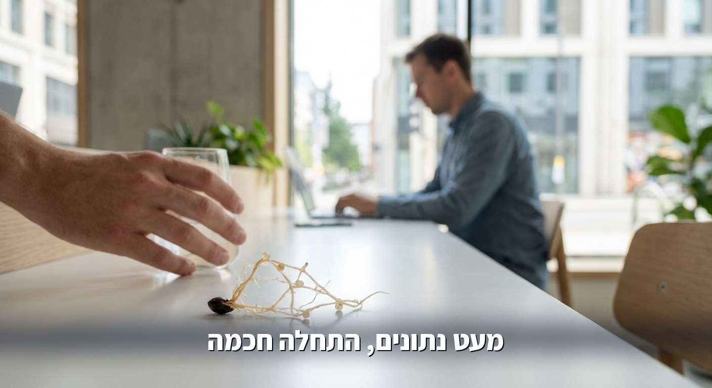 צמיחה ממעט נתונים למבנה מסודר
