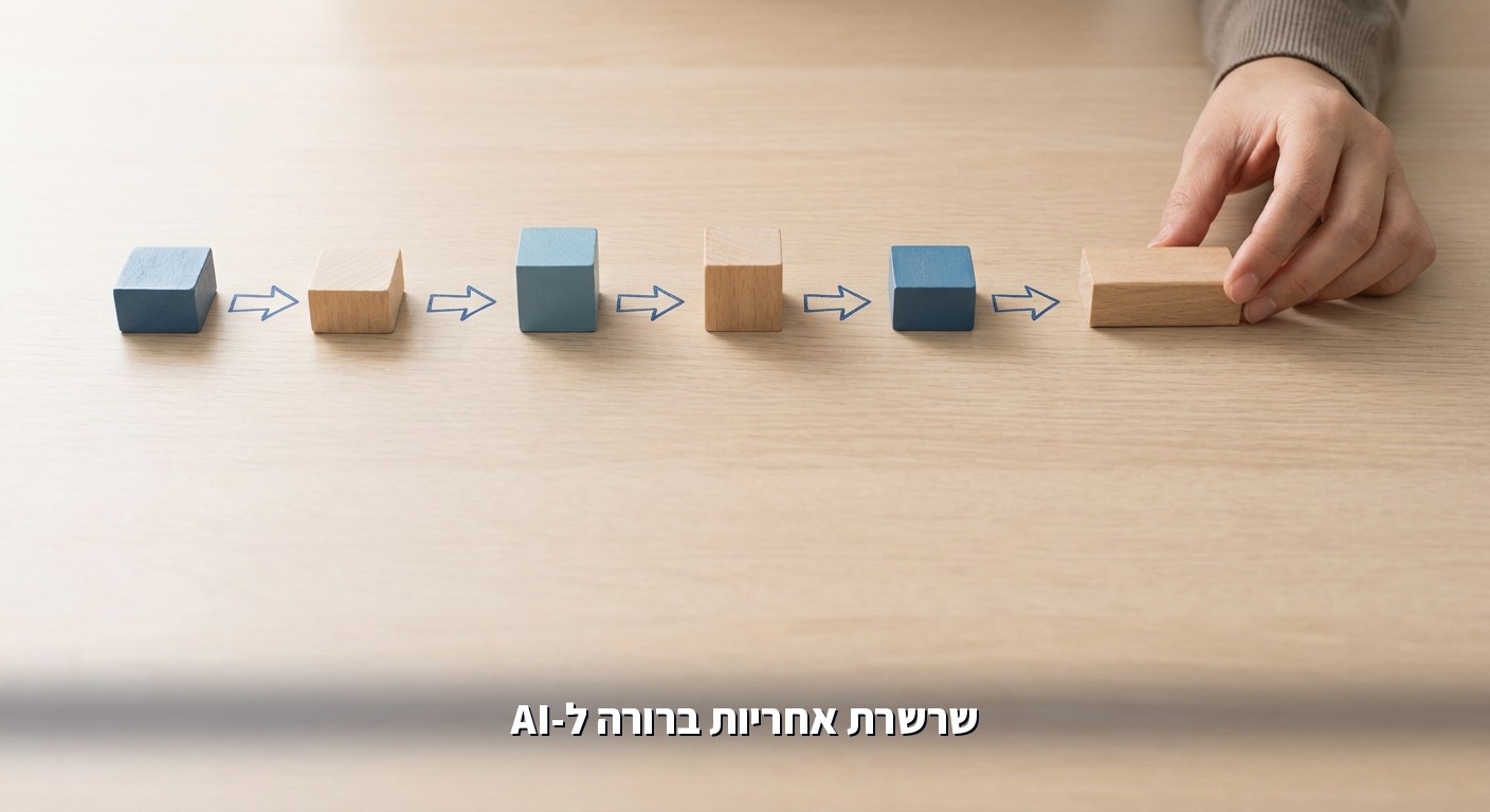 תרשים זרימת אישור החלטות AI