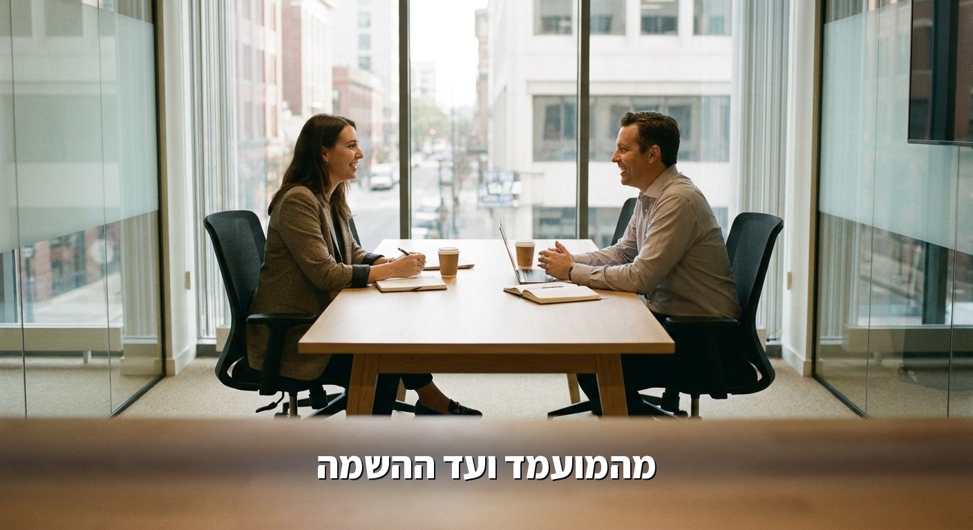 ראיון עבודה בחברת השמה, מהמועמד ועד ההשמה