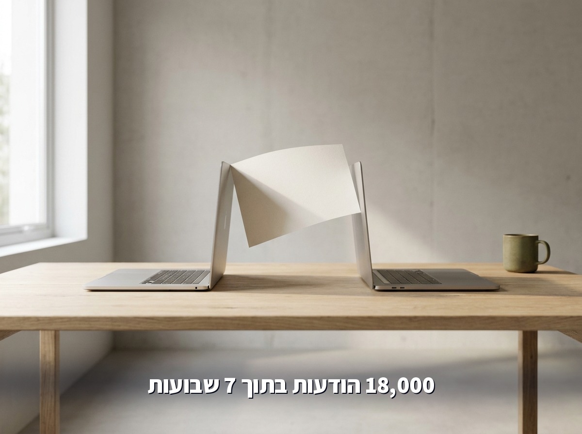 שני סוכני AI מעבירים זה לזה מידע