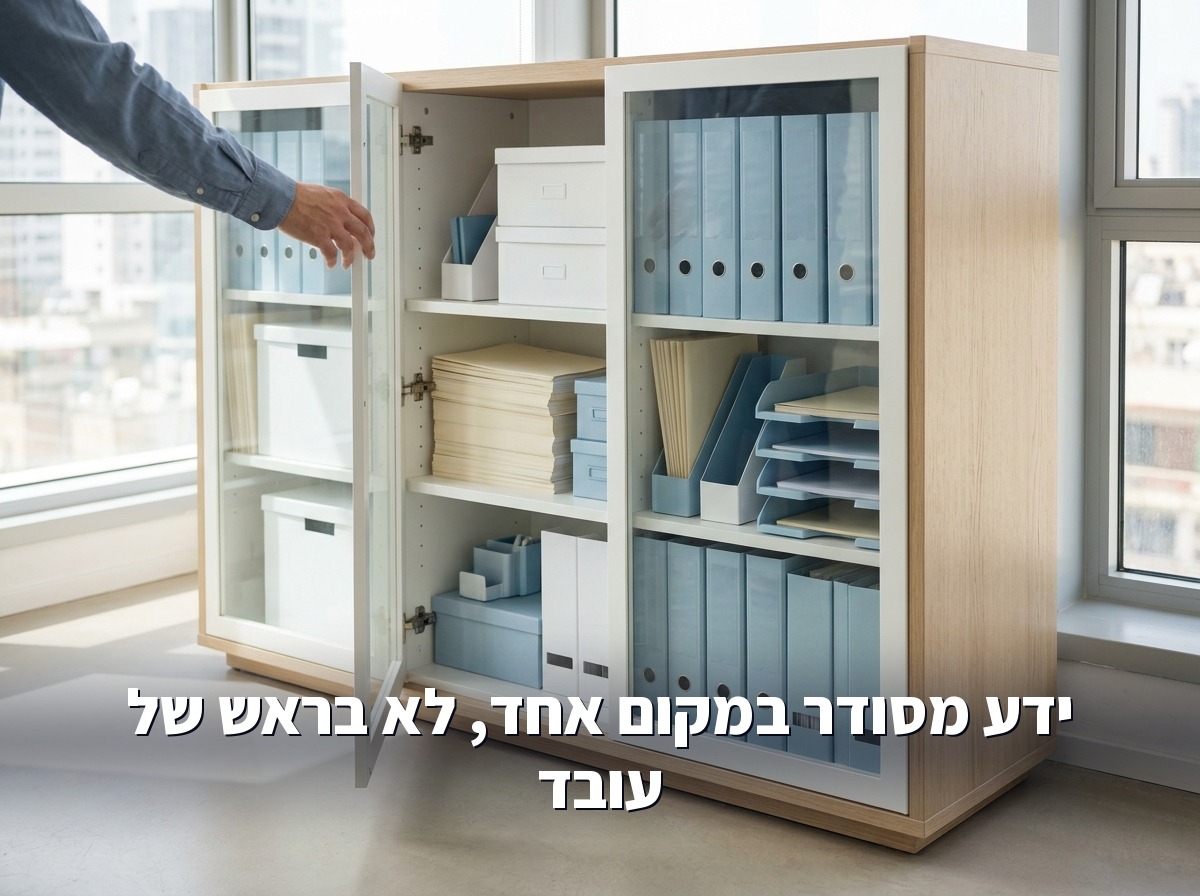 ניהול ידע מסודר בעסק אחרי הטמעת AI