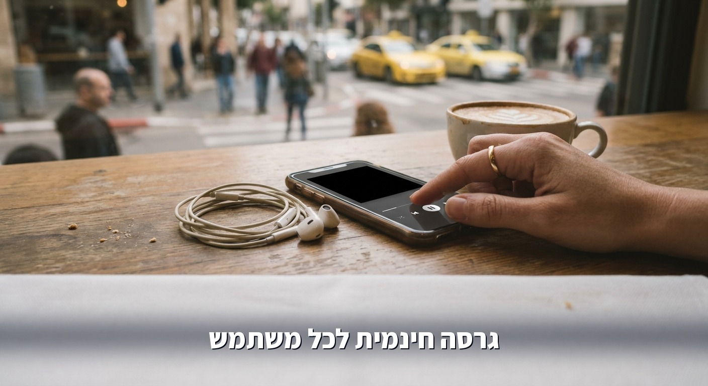 חדר ישיבות של חברת תקליטים עם חוזים על השולחן