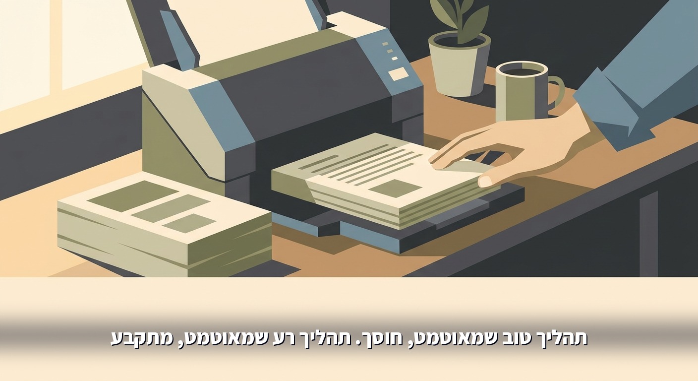 תהליך ידני שהופך לאוטומטי: חשבוניות נסרקות במקום מוקלדות